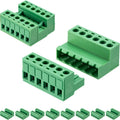 10 Sets 6 Pin 5.08mm PCB Screw Terminal Block Phoenix Connectors