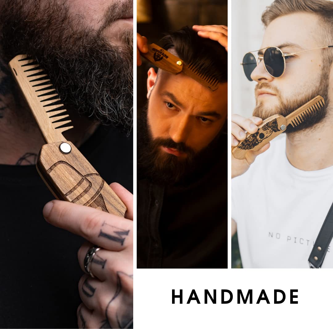 Beard Comb Gifts for Him (Skull)