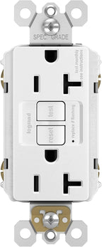 Legrand radiant 20 Amp Tamper Resistant GFCI Duplex Outlet White 3 Pack