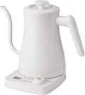 1.0L 1500W Gooseneck Electric Kettle - Stainless Steel Interior - Rapid-Boil - Auto Shut-Off, Boil-Dry Protection