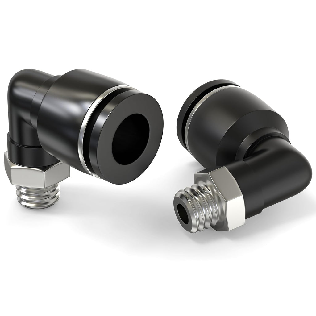 TAILONZ 6mm x M6 Push to Connect Elbow Fitting 10Pcs