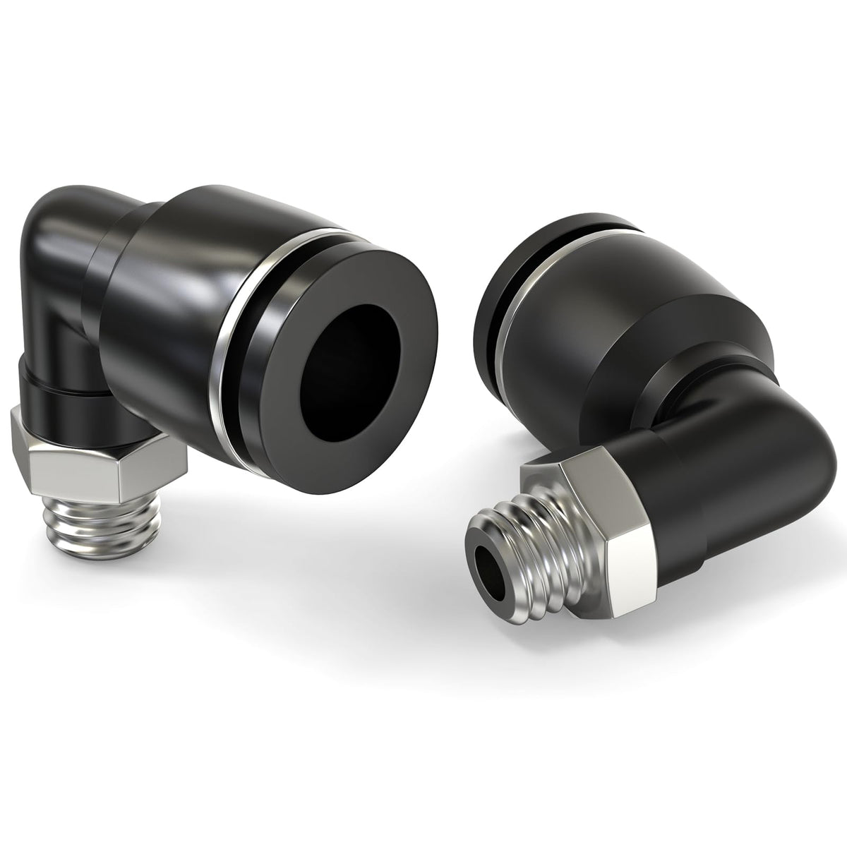 TAILONZ 6mm x M6 Push to Connect Elbow Fitting 10Pcs