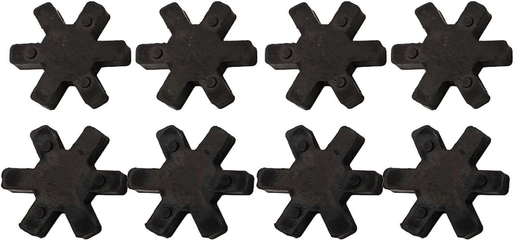 8-Pack L095 Flexible Rubber Spider Insert For L-Jaw Coupling