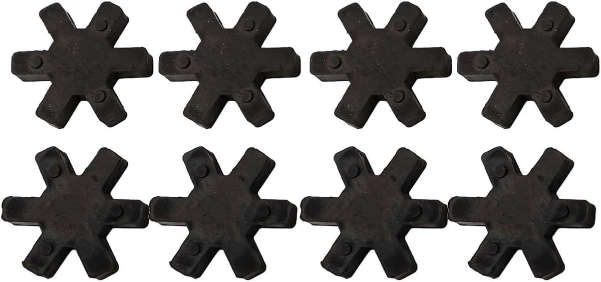 8-Pack L095 Flexible Rubber Spider Insert For L-Jaw Coupling