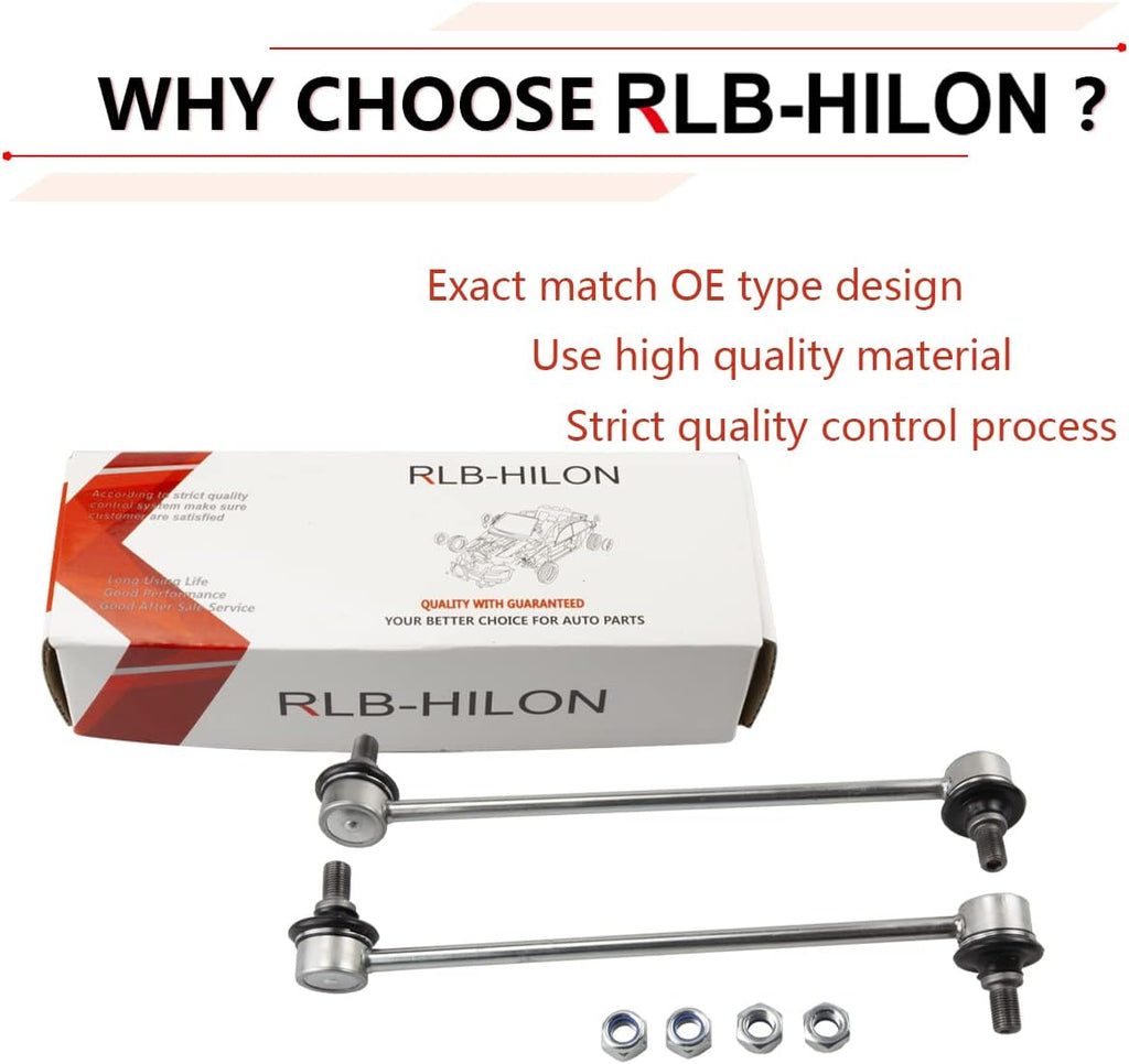 RLB-HILON 2PCS Front Stabilizer Sway Bar Link Kits Compatible with Toyota Model