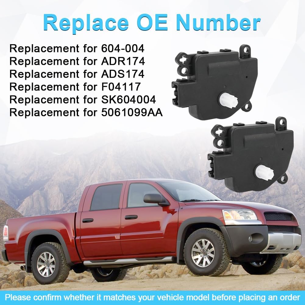 WMPHE 2 PCS HVAC Blend Door Actuator 604-004 Compatible with Chrysler 300