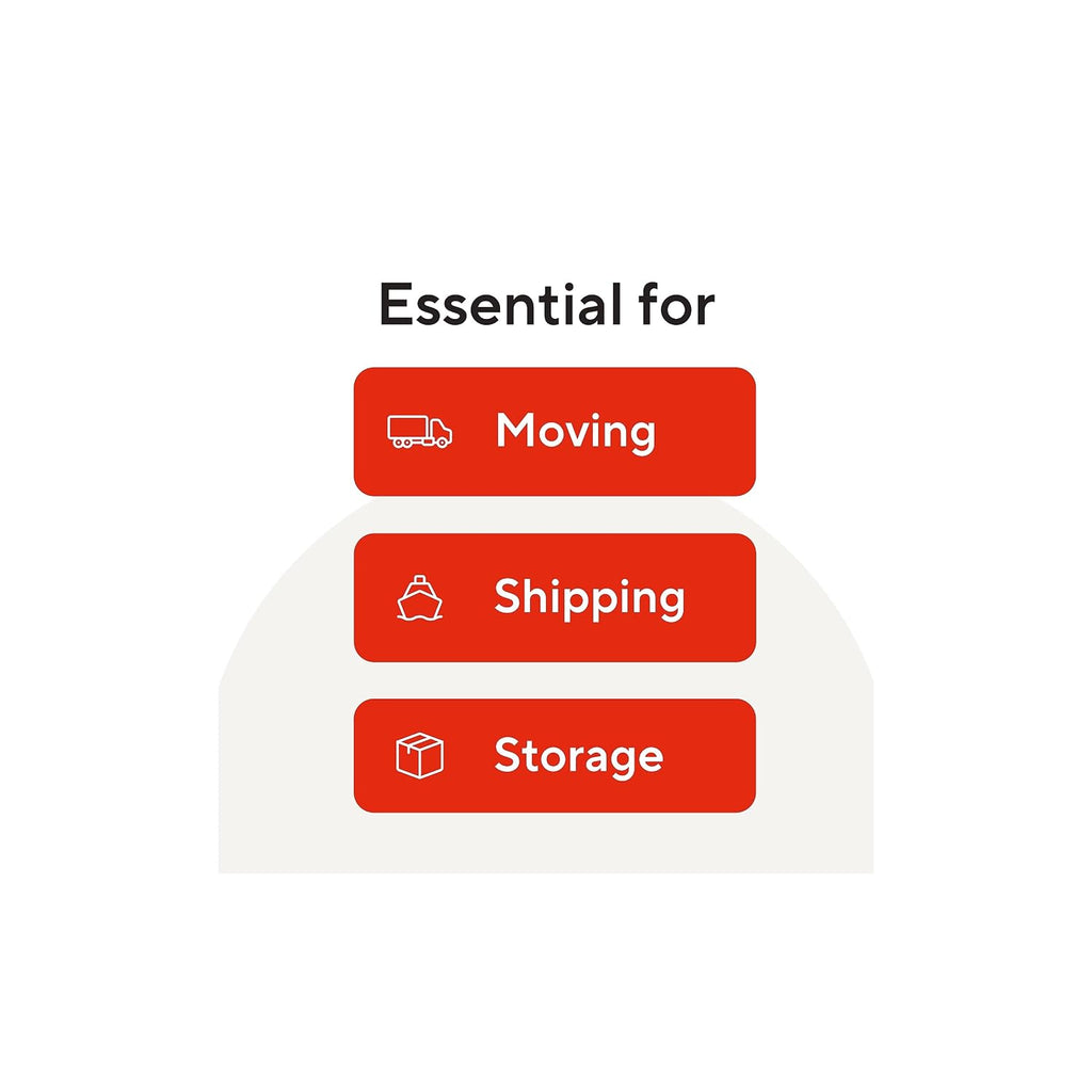 Moving & Storage Packing Tape, 1.88x110 Yards, Clear, 6-Pack