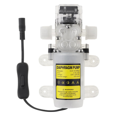 ZVKV DC 12V-24V Electric Wine Transfer Pump 2-5 L/Min 60W Self Priming