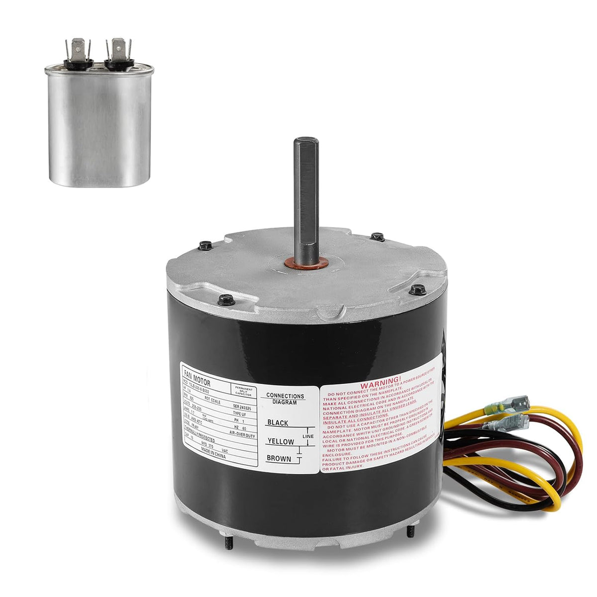 12Y65 YSLB-220-8-B001 Condenser Fan Motor 1/4HP 825RPM for Lennox