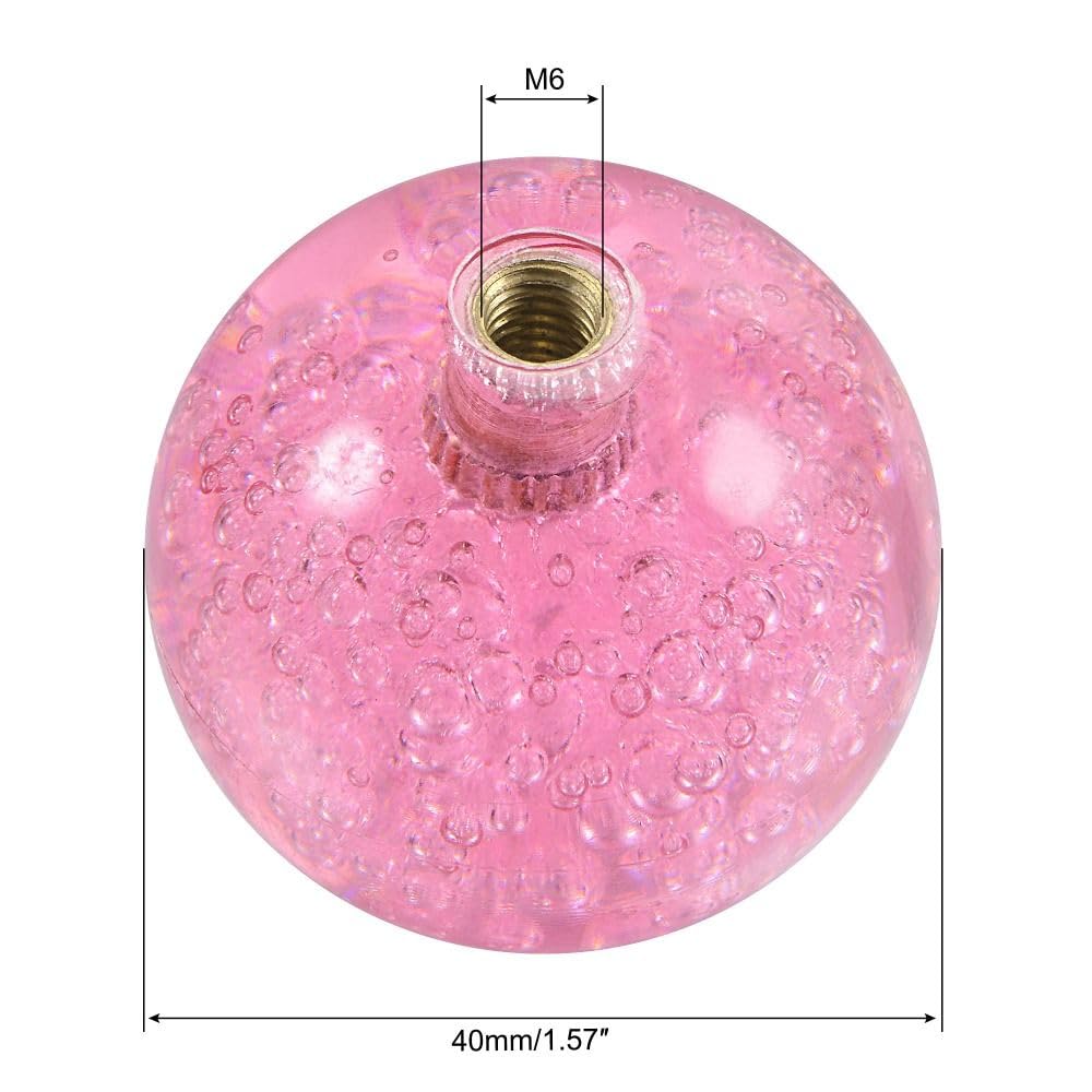 5 Pcs Joystick Ball Top Handle 35mm 5 Colors Round Topball Handle Crystal Rocker Ball Joystick Replacement Arcade