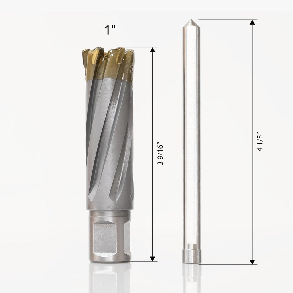 Wind Speed 1 in TCT Annular Cutter, 2 in Depth, 3/4 in Weldon Shank