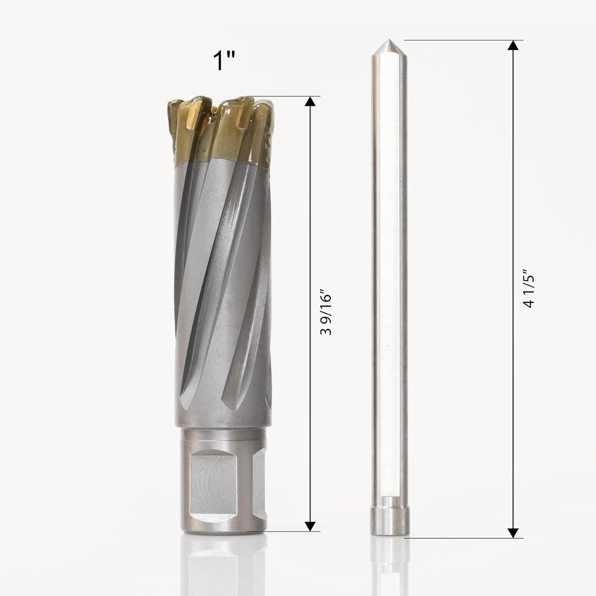 Wind Speed 1 in TCT Annular Cutter, 2 in Depth, 3/4 in Weldon Shank