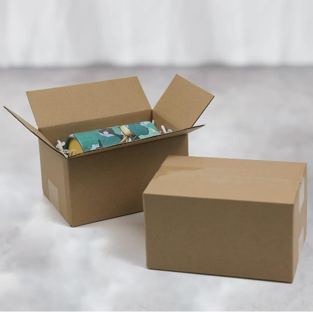 7x5x4 Inches Shipping Boxes, Brown Corrugated Cardboard Boxes for Small Bussiness, 25 Pack