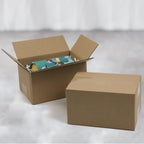 7x5x4 Inches Shipping Boxes, Brown Corrugated Cardboard Boxes for Small Bussiness, 25 Pack