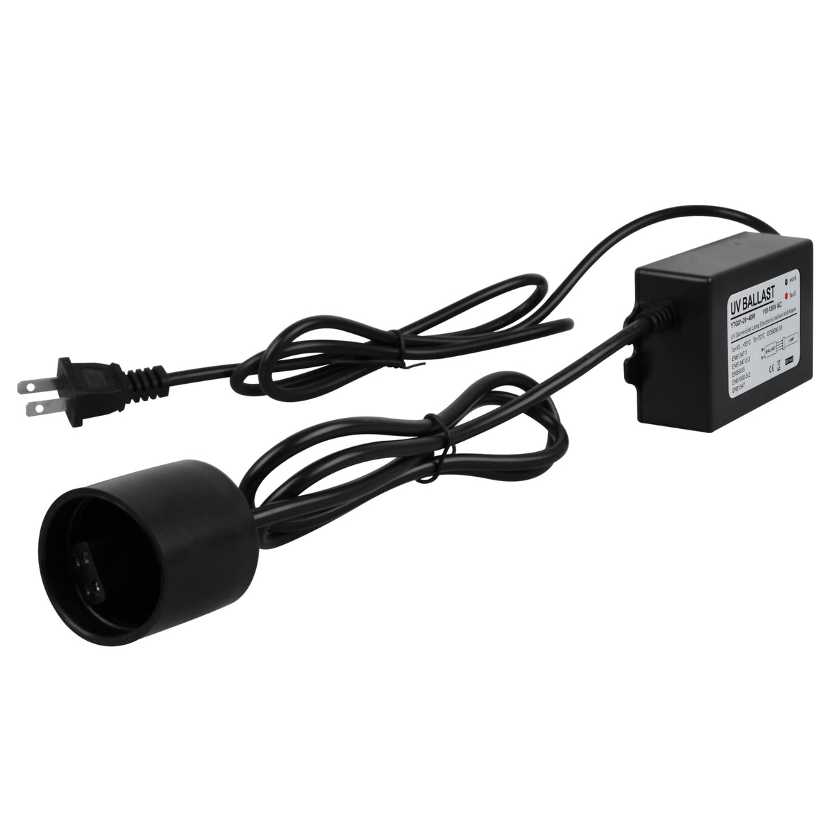 110-130V 20-40W Electronic Ballast for 6/12GPM UV Water Sterilizer