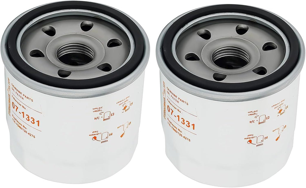 Hipa 136-7848 Oil Filter AM107423 for Toro V-Twin Engine Timecutter SS4200 SS4225 SS4250 SS5000 SS5425 Zero Turn Mower Parts 120-4276 Oil Change Kit 2Pack