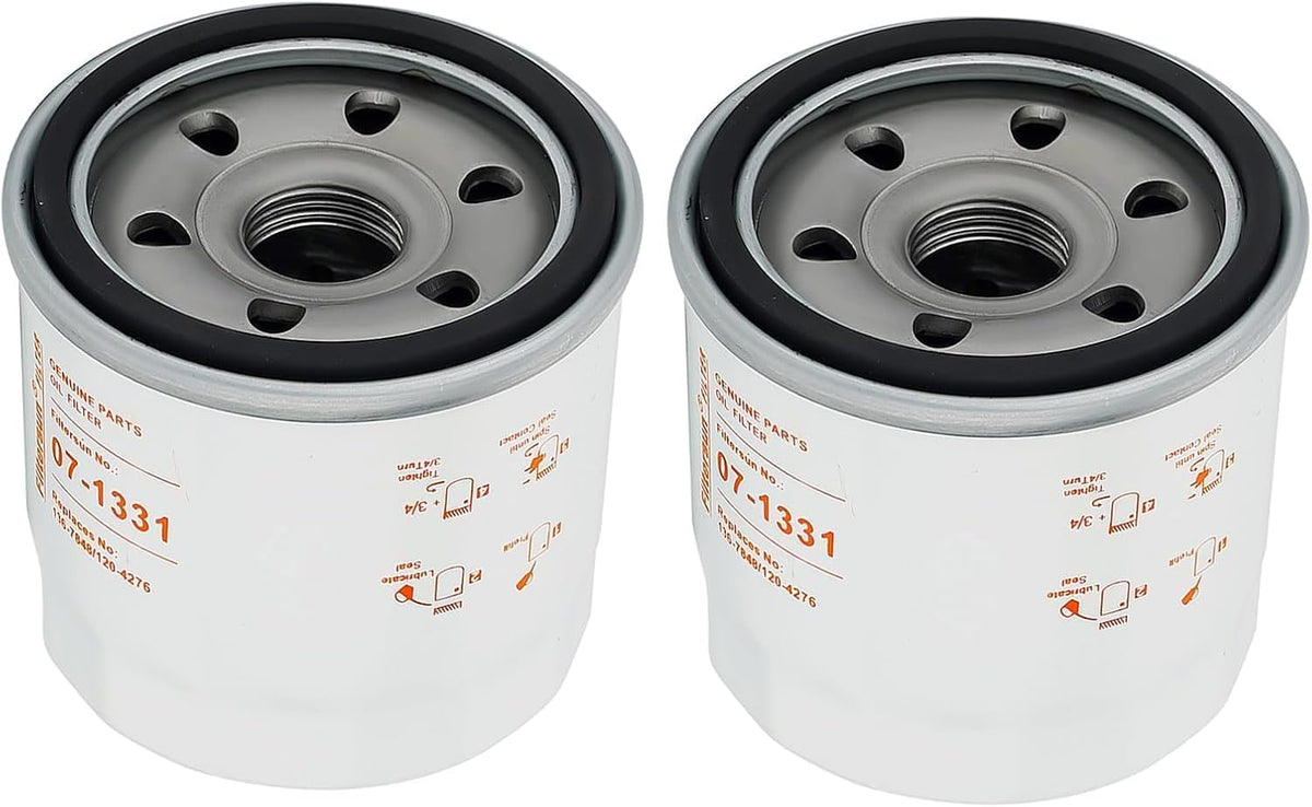 Hipa 136-7848 Oil Filter AM107423 for Toro V-Twin Engine Timecutter SS4200 SS4225 SS4250 SS5000 SS5425 Zero Turn Mower Parts 120-4276 Oil Change Kit 2Pack