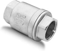 3/4" NPT Vertical Spring Check Valve, Stainless Female Thread 1000WOG, DN20