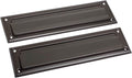 Solid Brass Mail Slot, with Solid Brass Interior Back Plate, 10" x 3", ORB US10B, 1 Pack, Made in Taiwan