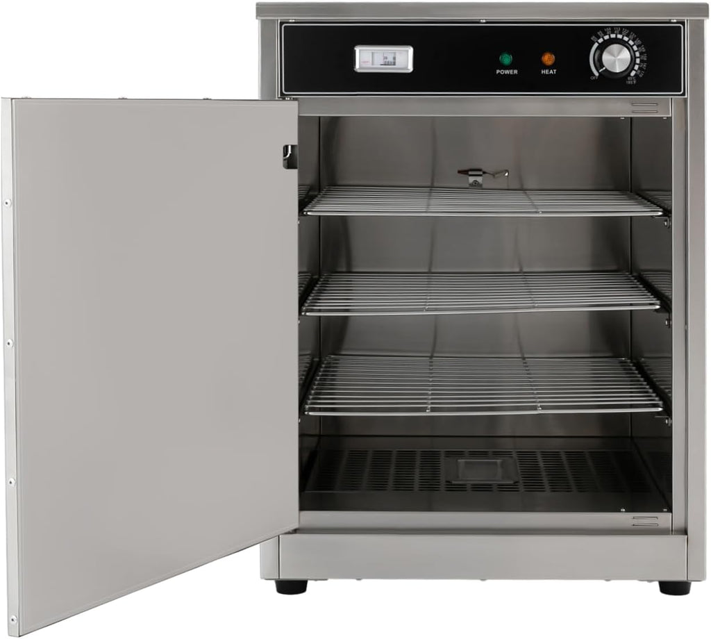 4-Shelf Electric Hot Box Food Warmer with 86-185°F Adjustable Temp