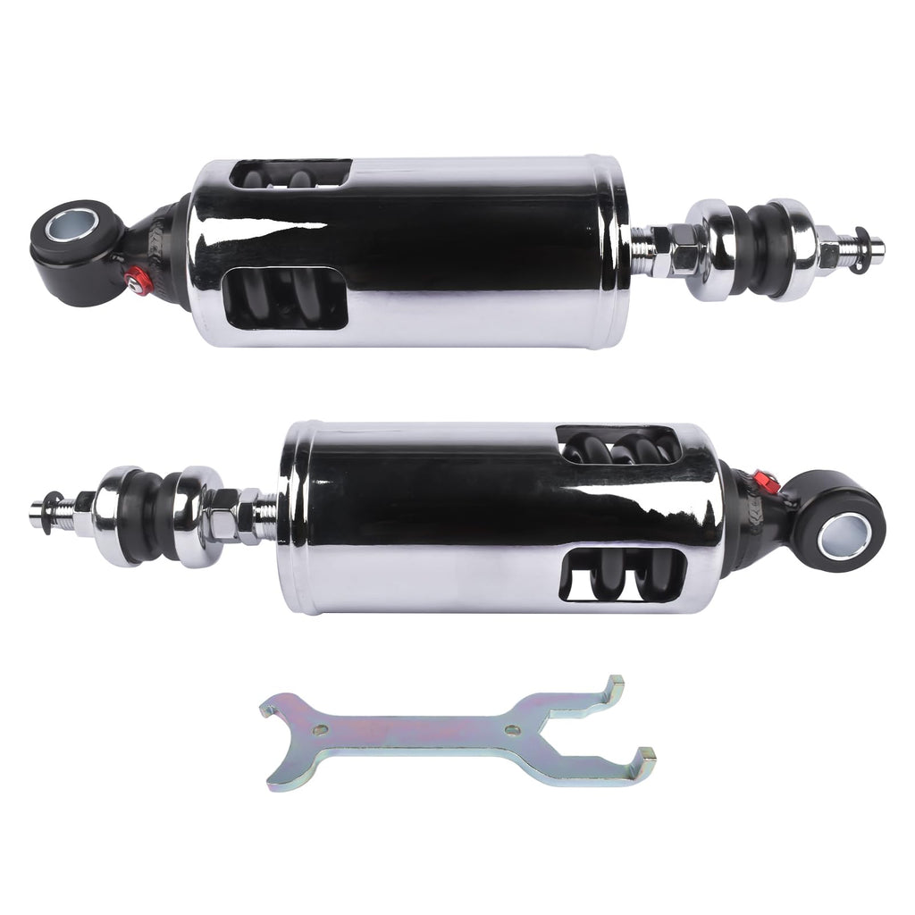 Pair Rear Suspension Shocks Replacement for Harley Softail Fatboy 2000-2017