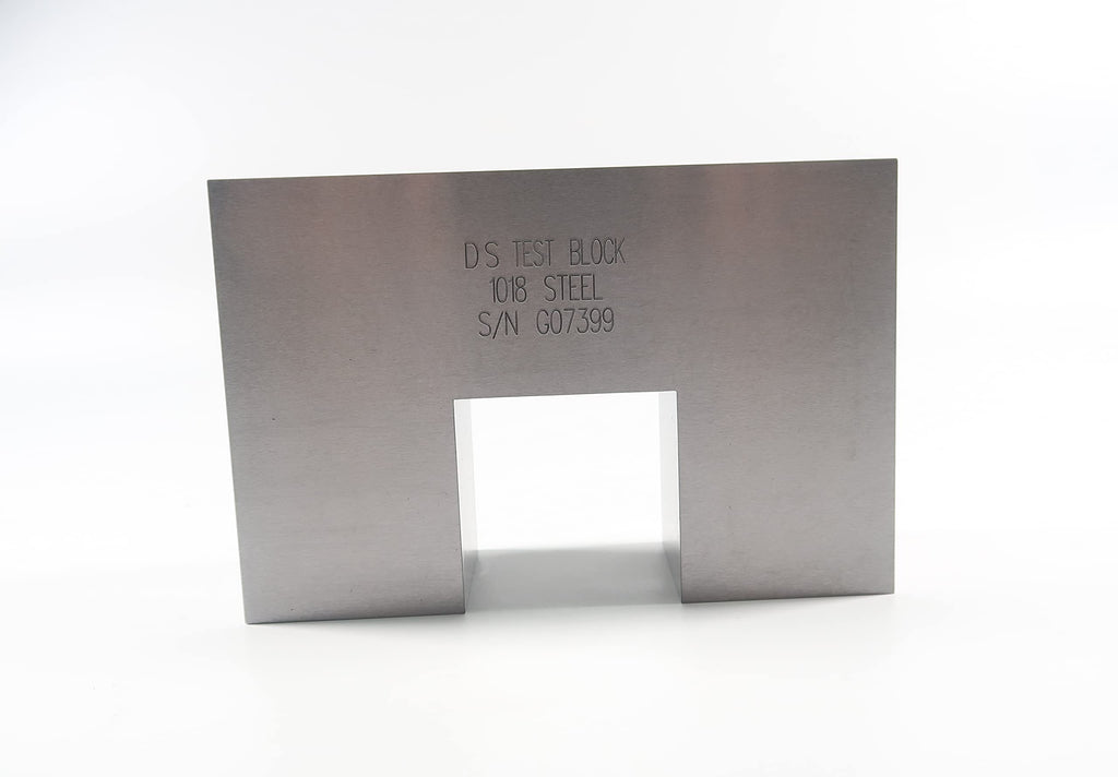 TMTeck AWS-DS Sensitivity Distance Calibration Block UT Block 1018 Steel with Certificate