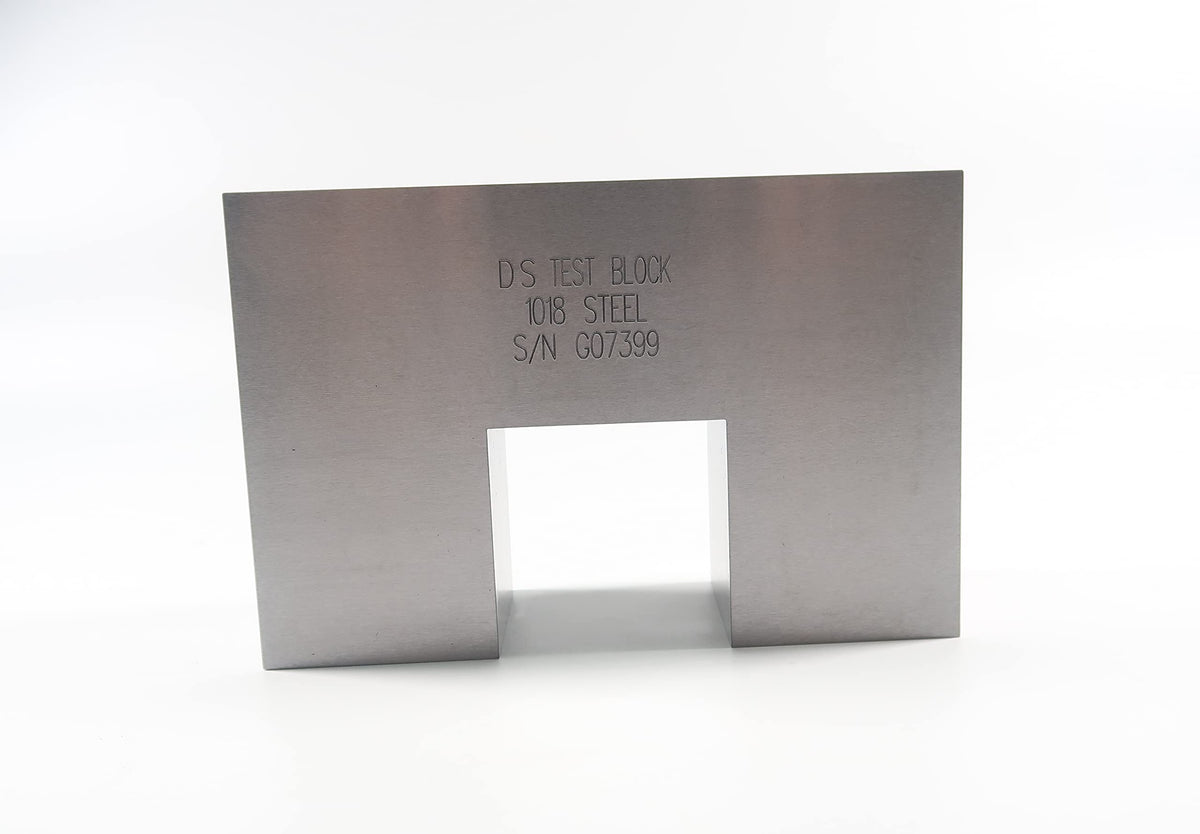 TMTeck AWS-DS Sensitivity Distance Calibration Block UT Block 1018 Steel with Certificate