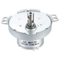 MECCANIXITY Slow Speed Motor JS-50T Electric Motor Brushed Gear Motor, 12V DC 150RPM Motor CW/CCW D Shaft DC Motor Large Torque for 3D Printer Filament Rotating Display Stand