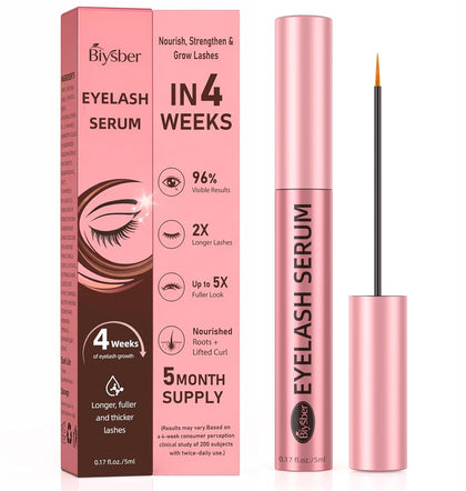 Lash Serum for Eyelash Growth: Premium Eyelash Growth Serum with Advanced Formula to Boost Longer Fuller and Thicker