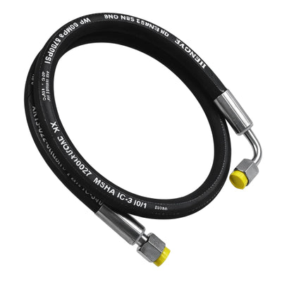 Mini Excavator Hydraulic Hose M14x1.5 x 36 Inches Compatible with AGT