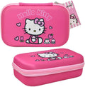 Hello Kitty Pencil Case - Pink EVA Hard Shell Organizer for School Supplies, 8.5x5x2.5 Inches