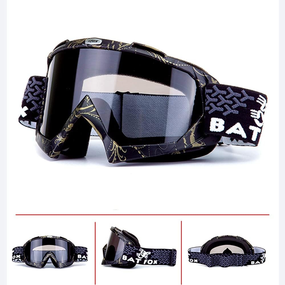 OTG Ski Snow Goggles, UV Protection Anti Fog Snowboard Goggles for Men Women Youth