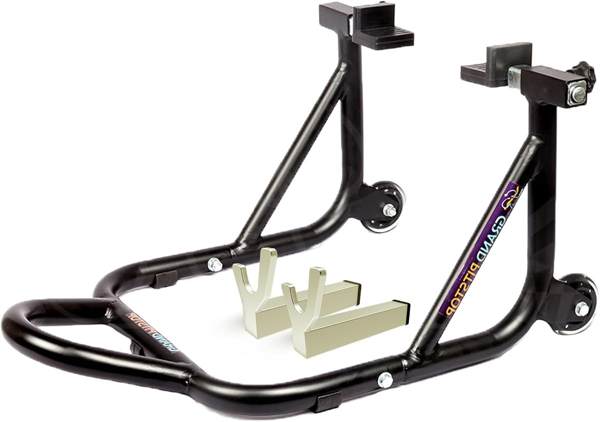 Motorcycle Stand, Paddock Lift Stand for Rear Wheel with Fork & Swingarm Spool,Weight Capacity 529 lbs/240 Kg's