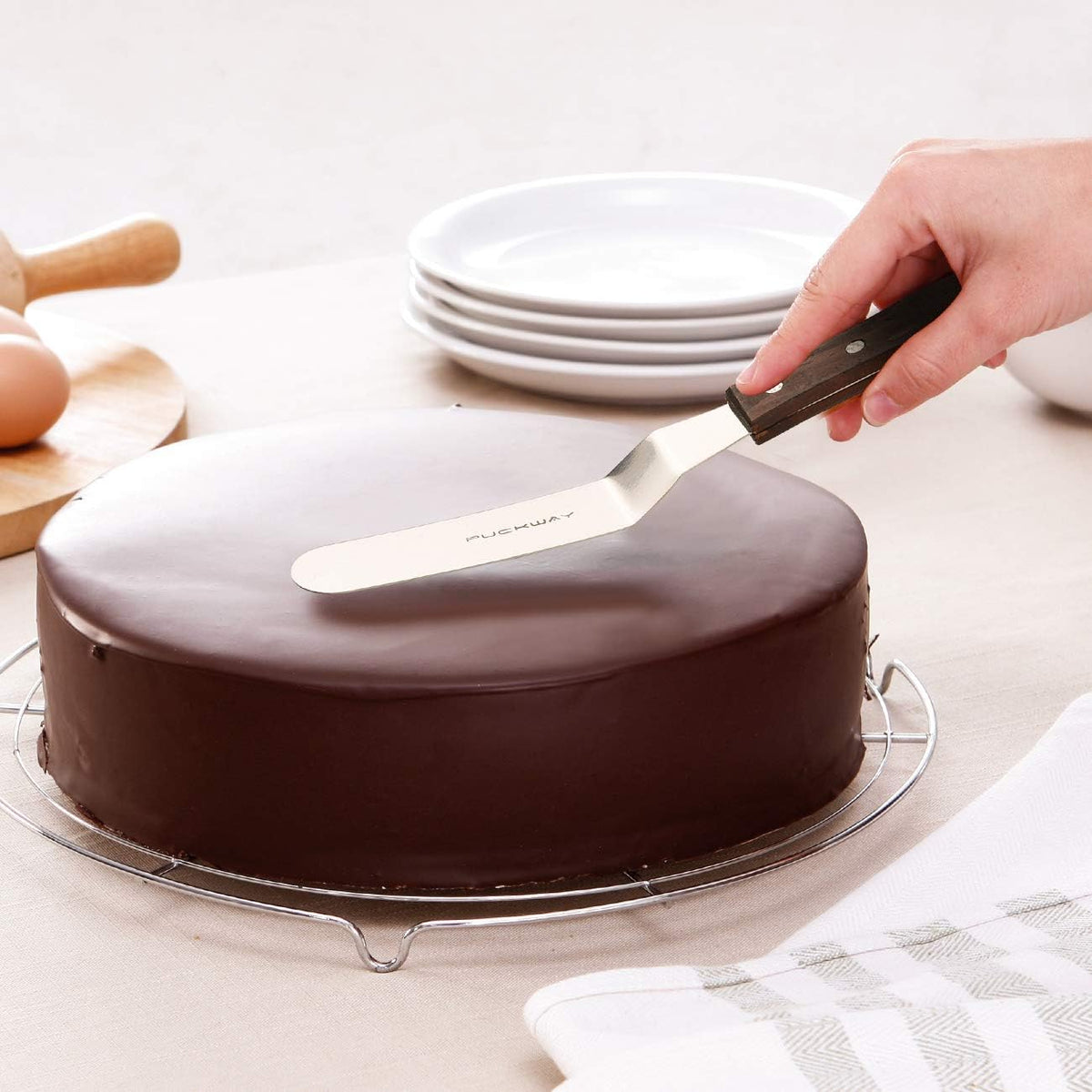 Offset Cake Icing Spatula Set of 4, 4"-6"-8"-10"
