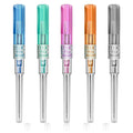 Catheter Piercing Needles - 50 Pcs 14G, 16G, 18G, 20G, 22G IV Catheter Piercing Needles for Ear Nose Lip Tongue Belly