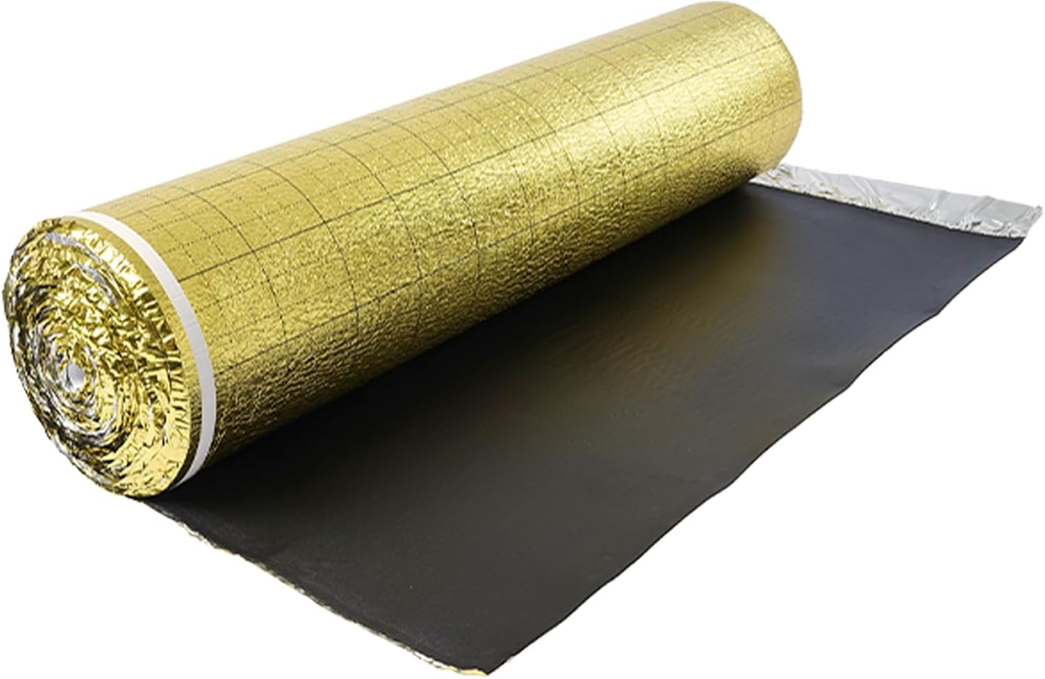 Floor Underlayment 200 sq. ft/Roll, 3-in-1 3 mm Thick Flooring Padding with Tape & Vapor Barrier, Heavy Duty EPE Foam