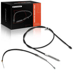 A-Premium Rear Parking Brake Cable Assembly, Set of 2