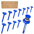 Garage Door Rollers 12 Pack, Quiet 2" Nylon Replacement Wheels for 2" Track