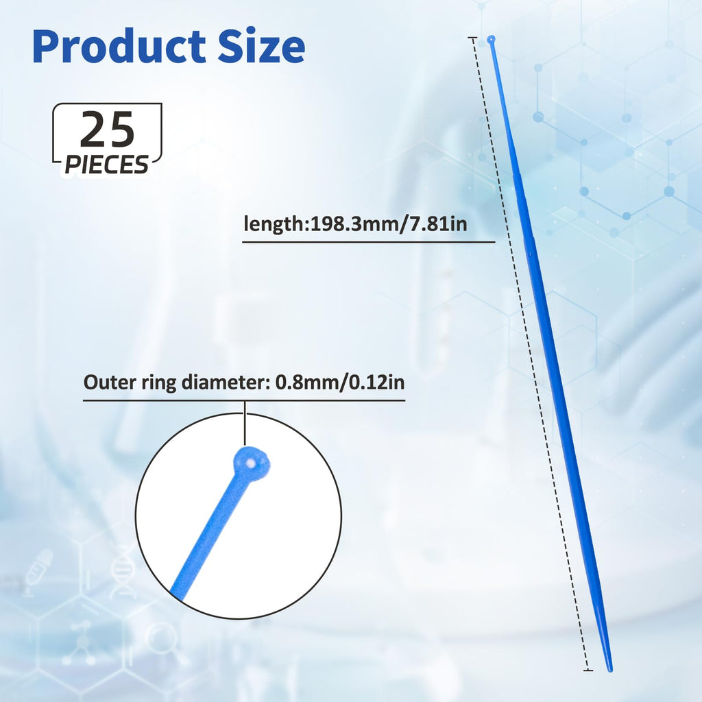 1ul Disposable Inoculating Loop, Plastic, 1/Bag, 25PCS Total
