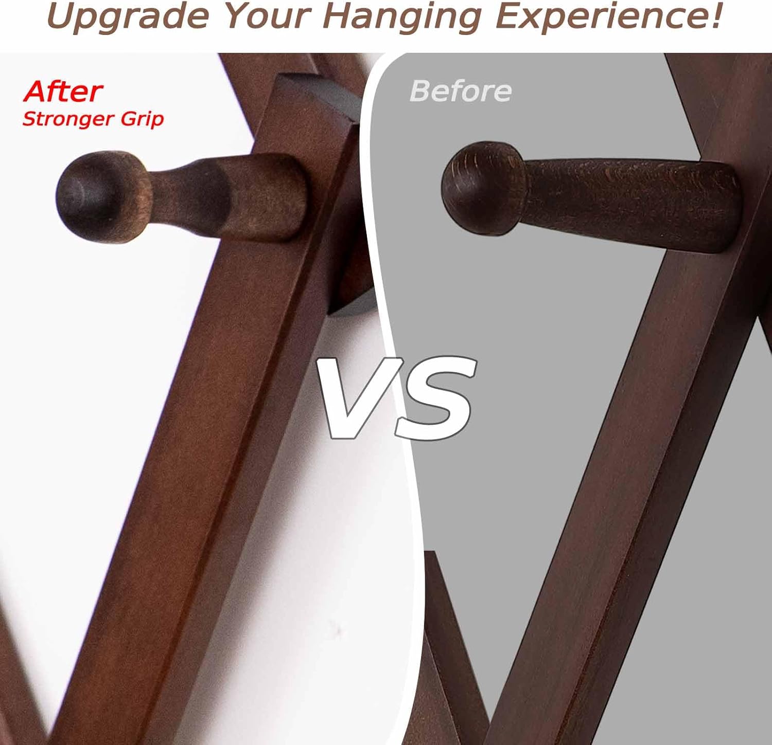 Hat Rack for Wall, Expandable Wall Hat Holder with 16 Hooks, 16 inch Wooden Wall Hook for Baseball Caps,Cowboy