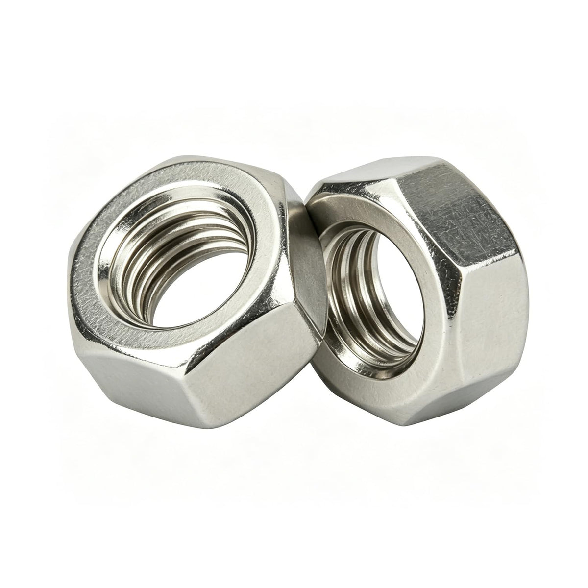 ELOOGAA M16 5pcs Hex Nuts,M16 Galvanized Metric Hardware Nuts Sets