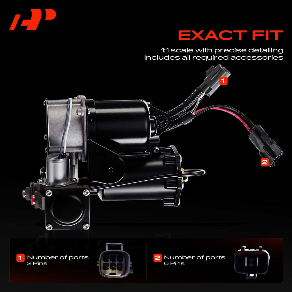 A-Premium Air Suspension Compressor Pump Compatible with Land Rover