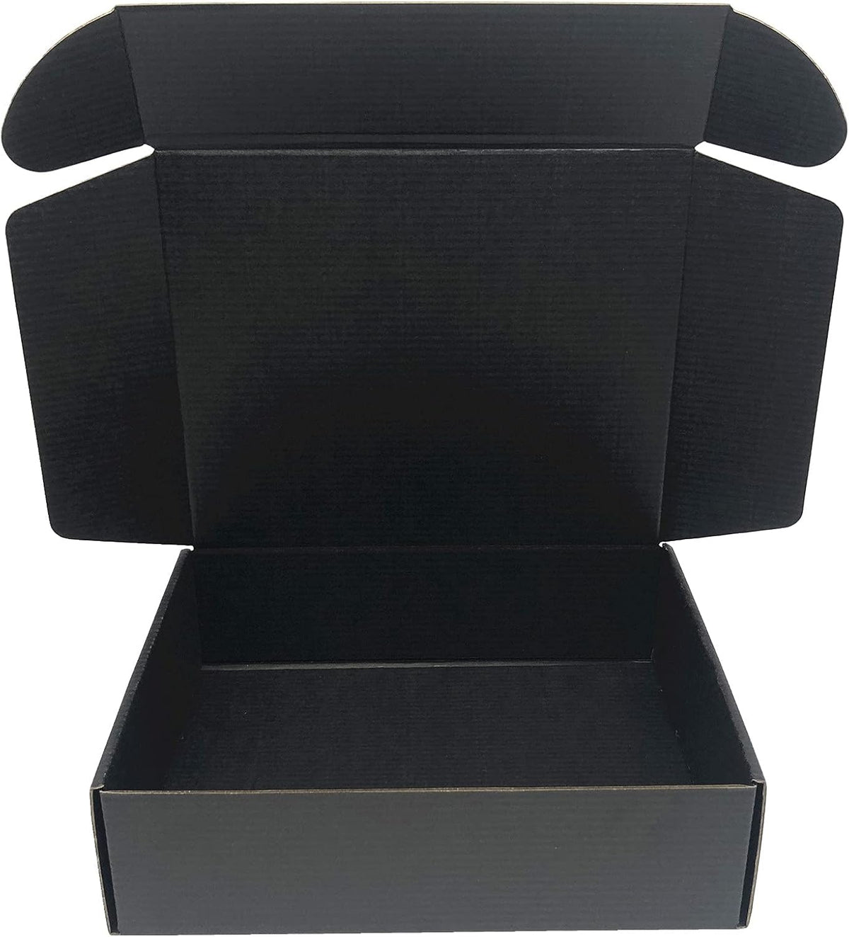 Black Shipping Boxes 12 x 8 x 3.1 Inch Cardboard Storage Mailer Box 15Pack
