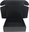 Black Shipping Boxes 10 x 8 x 2.7 Inch Cardboard Storage Box 10Pack
