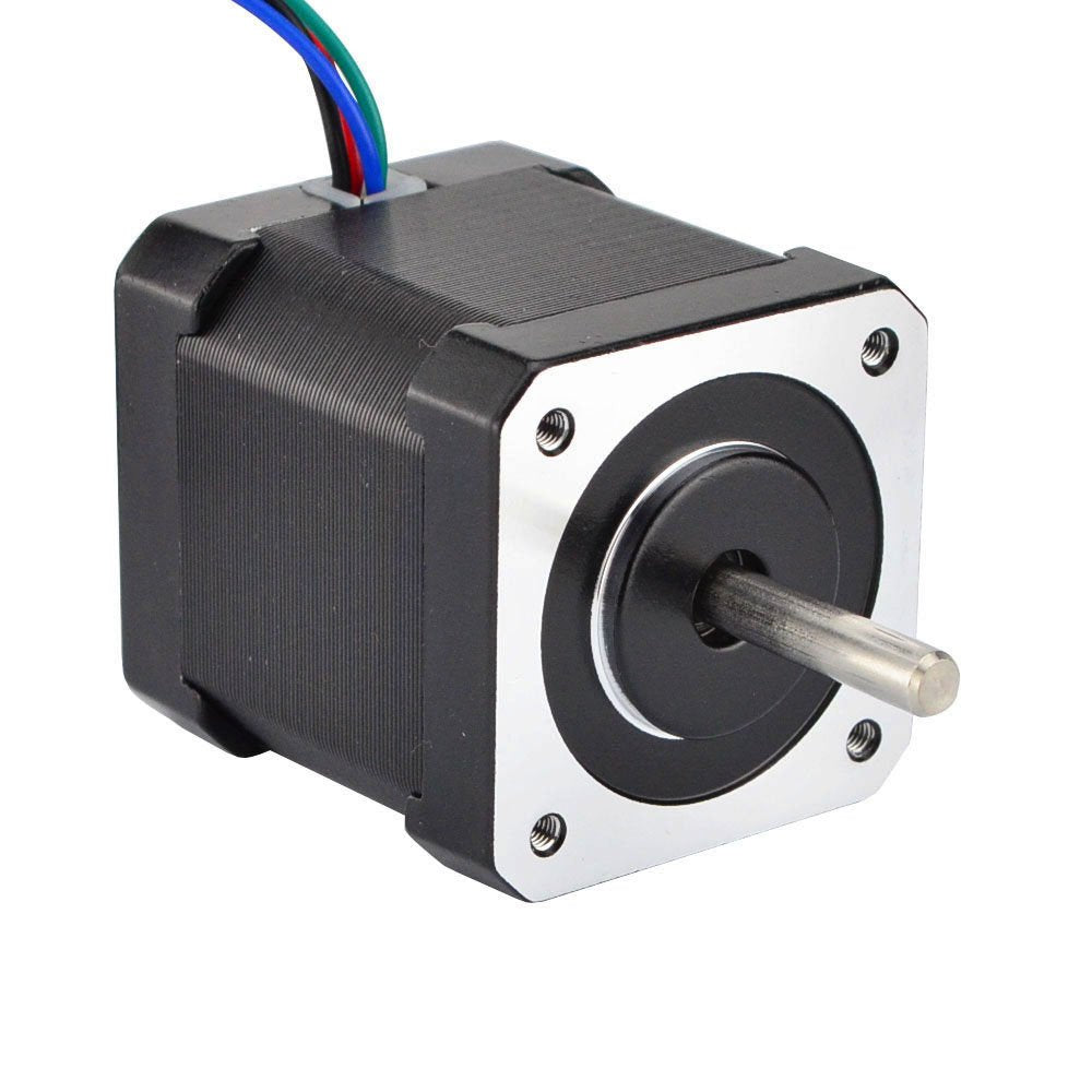 STEPPERONLINE 5PCS Nema 17 Stepper Motor Bipolar 2A 84oz.in 48mm 4-Lead for 3D Printer/CNC