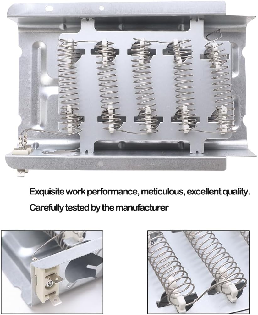 MEDC465HW0 MEDX655DW1 MEDC215EW MEDC200XW Dryer Heating Element for Maytag