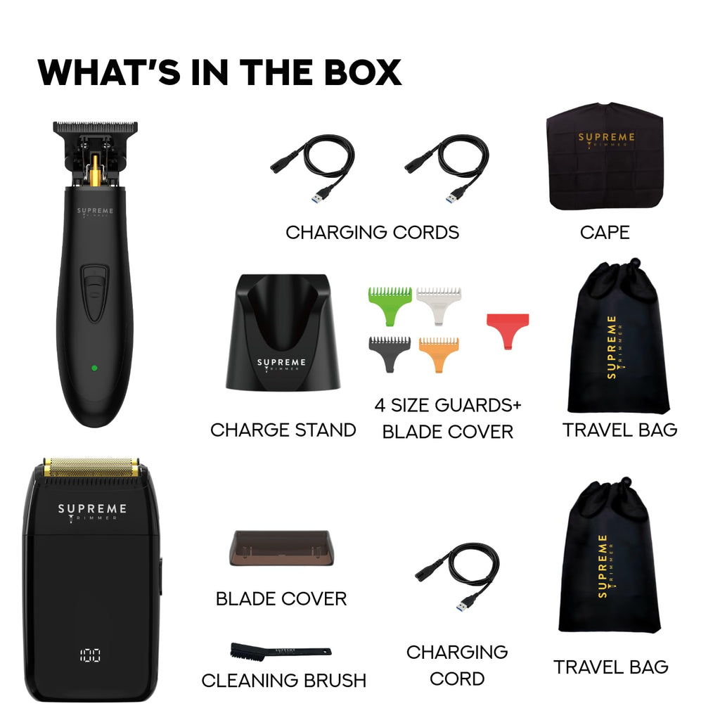 T-Shaper Trimmer & Crunch Lite Foil Shaver Grooming Kit