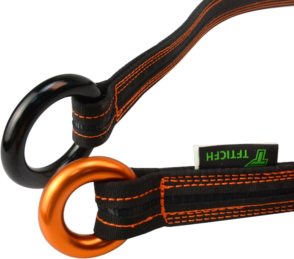 25kN Rappel Ring, Aluminum Climbing O-Ring, High Strength Durable Tension Ring for Rock Climbing Arborist Hammock