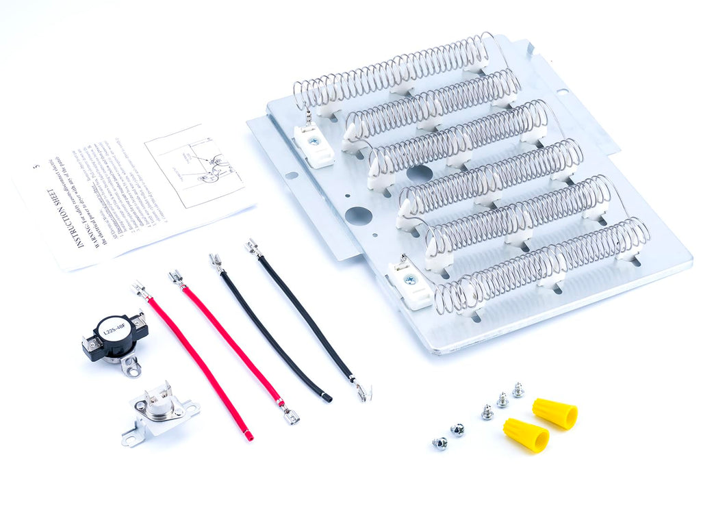 Heating Element Kit 503978 Compatible with Amana Maytag Speed Queen Dryer