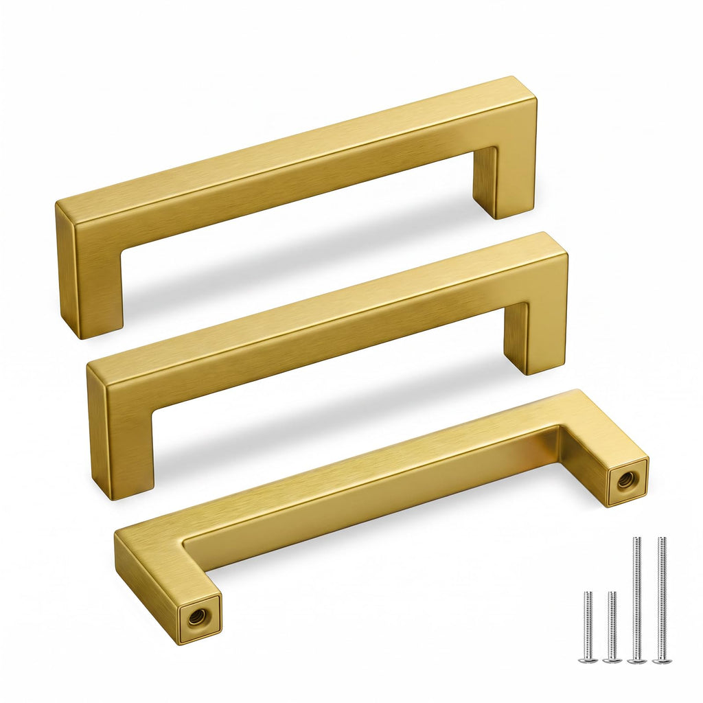 20 Pack 5" Gold Cabinet Handles Kitchen Cabinet Handles